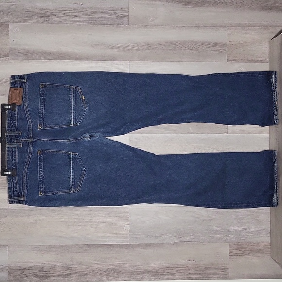 Robert Graham Mens 40 Classic Yates Med Wash Denim Blue Jeans Casual Big & Tall - Picture 2 of 11